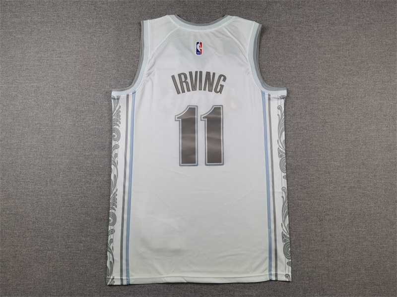 Men Dallas Mavericks #11 Irving White Nike City Edition 2025 NBA Jersey->dallas mavericks->NBA Jersey